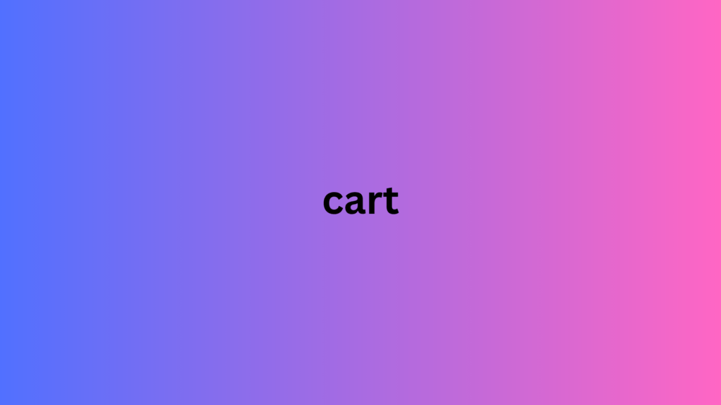 cart 